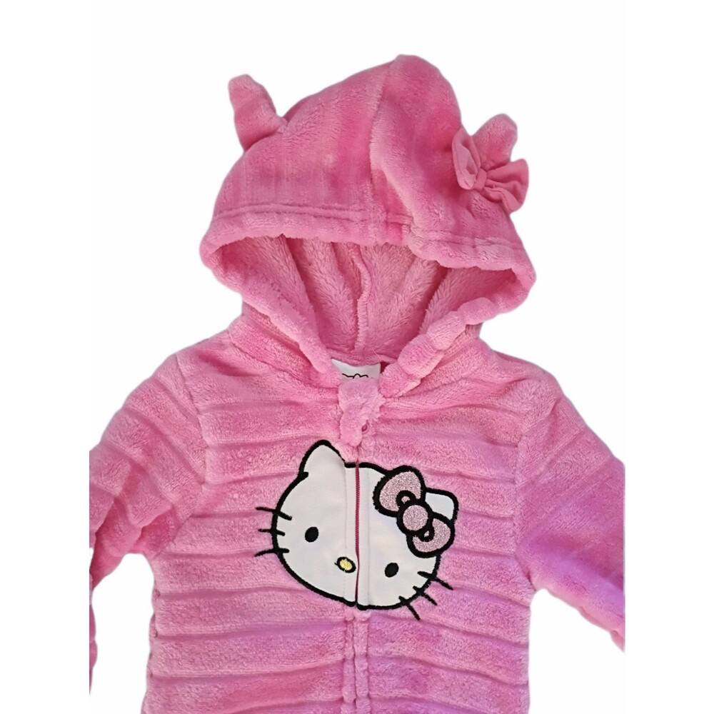 Hello Kitty Fleece Fall/Winter Hooded Bunting sz 9M Girls
